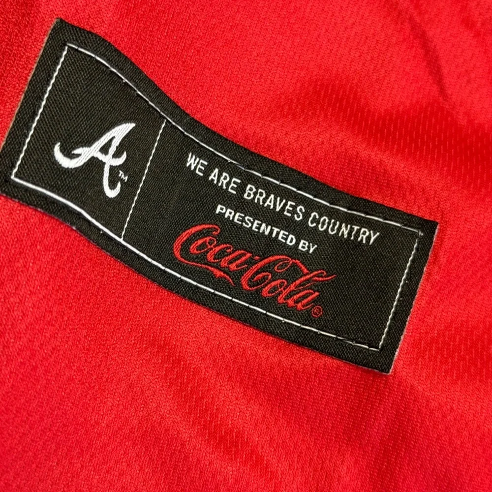 BDA Sports Red Atlanta Braves Baseball Jersey Number 23 Micheal Harris II Unisex - Picture 9 of 10